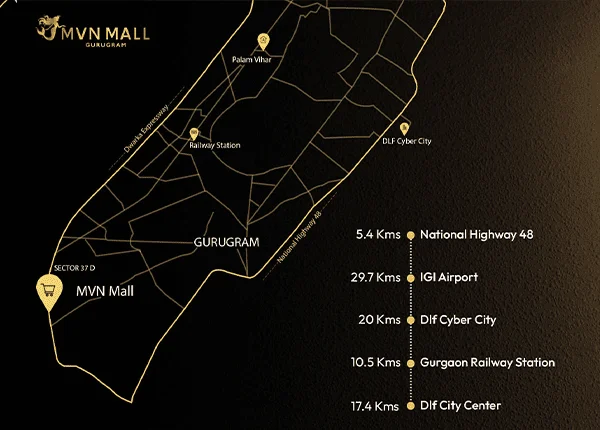 MVN Mall at Sector 37D,
 Location Map plan