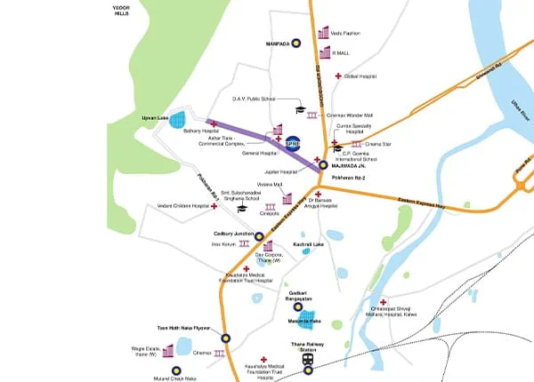 Shapoorji Pallonji Sector 46,
 Location Map plan